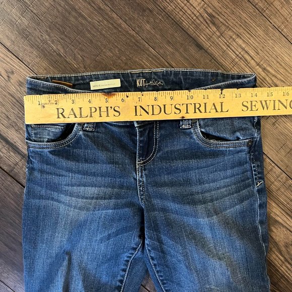 KUT from the Kloth Women’s Natalie High Rise Bootcut Jeans Size 2 Blue Stretch - Picture 7 of 8
